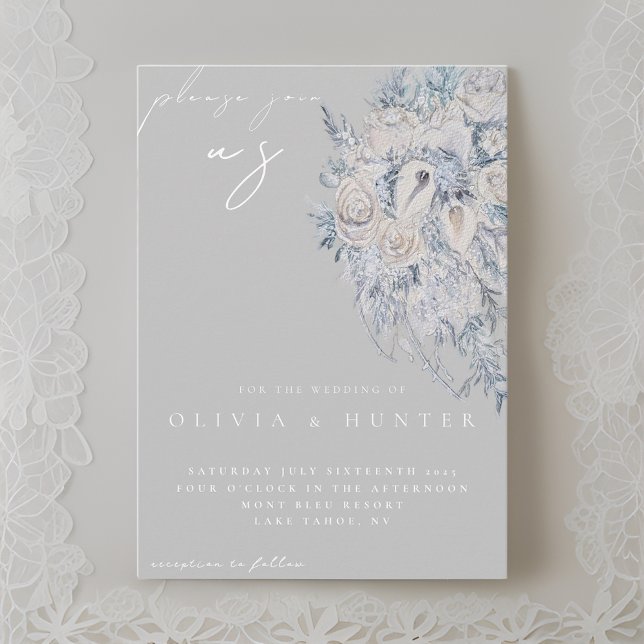Elegant Floral Bouquet Wedding Invitation (Creator Uploaded)