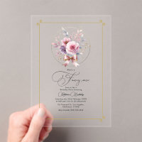 Elegant Floral Bow "Fancy One" First Birthday