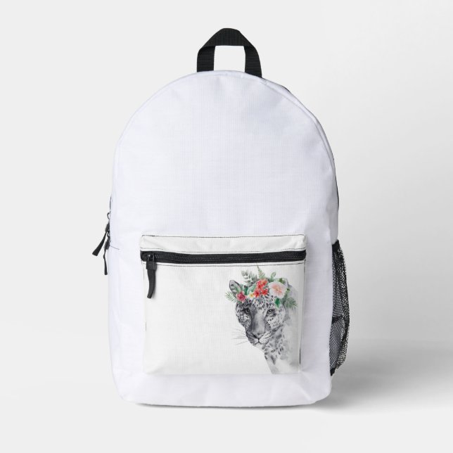 Elegant Floral Bow Tote Bag (Front)