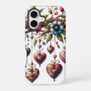 Elegant Floral Branch Sketch Phone Case