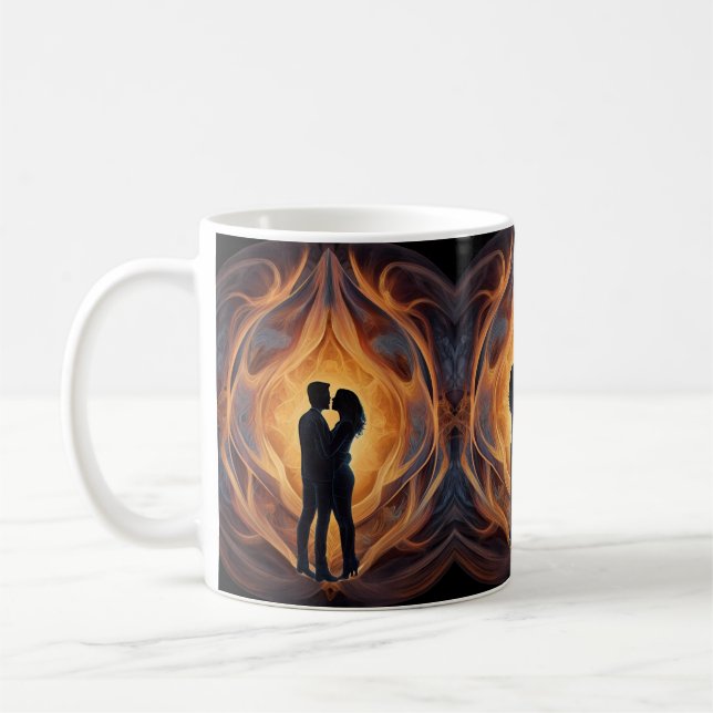 Elegant Floral Bride Wedding Collection  Coffee Mug (Left)