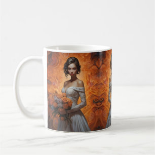 Elegant Floral Bride Wedding Collection Coffee Mug