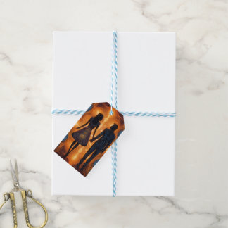 Elegant Floral Bride Wedding Collection Gift Tags