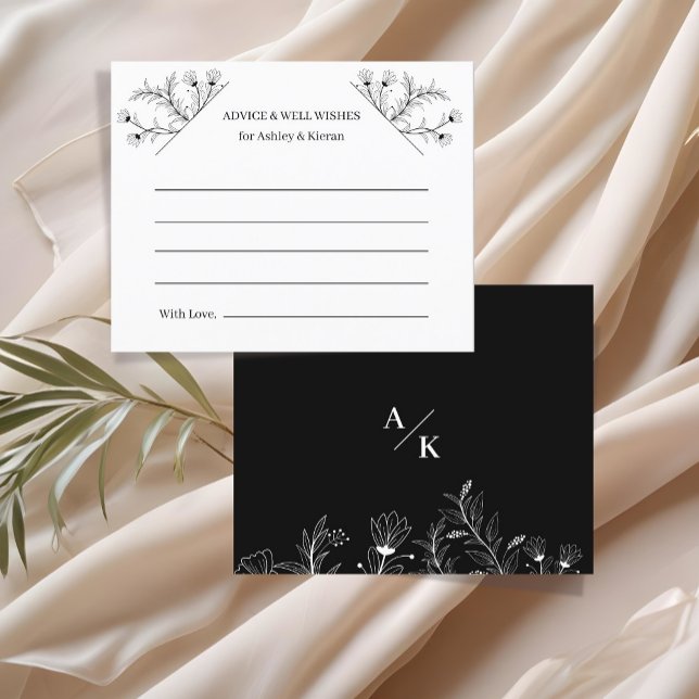 Elegant Floral Budget Advice Card (Creator Uploaded)