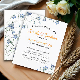 Elegant floral Budget Bridal Luncheon Invitation
