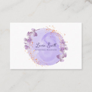 Elegant floral business card