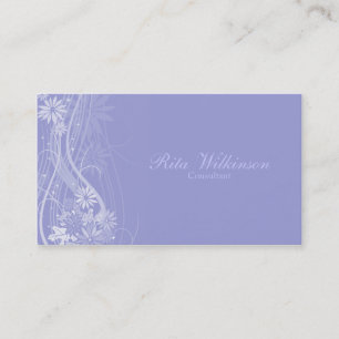 Elegant Floral Business Card