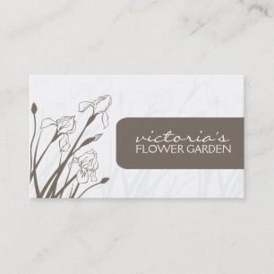 Elegant Floral Business Card