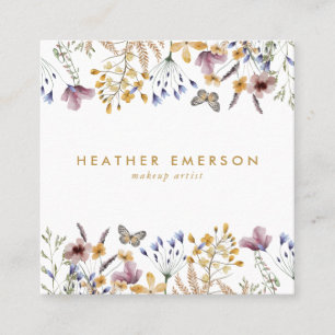 Elegant Floral Business Card