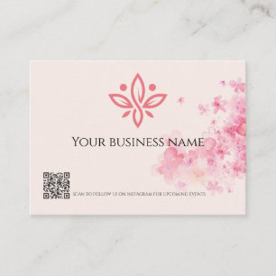 Elegant Floral Business Card Design