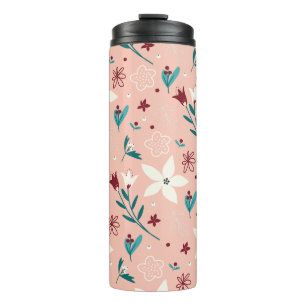 Elegant Floral Classic Thermal Tumbler