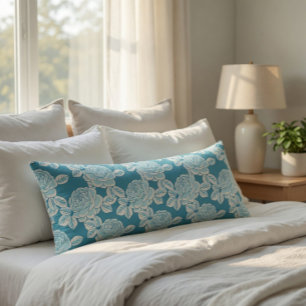 Elegant Floral Cushion with Vintage Charm