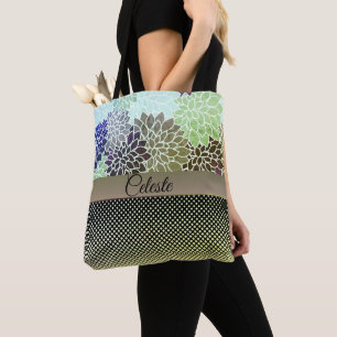 Elegant Floral Customised Tote Bag