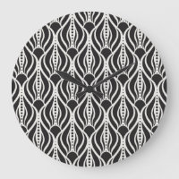 Elegant floral damask, art nouveau seamless patter