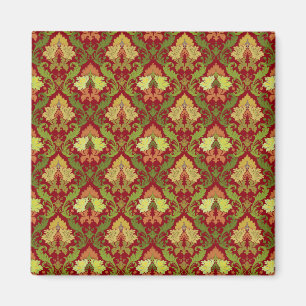 Elegant Floral Damask Magnet