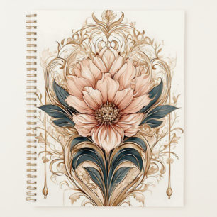 Elegant Floral Design Featuring Ornate Patterns Planner