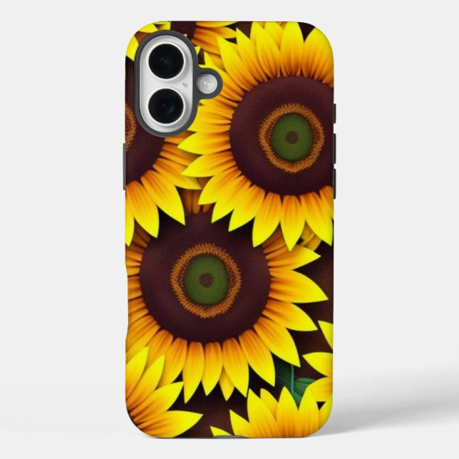 Elegant Floral Design iPhone Case (Back)