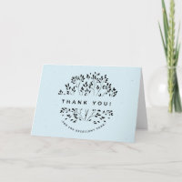 Elegant Floral Doctor Nurse Caregiver Thank You