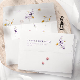  Elegant Floral Envelope