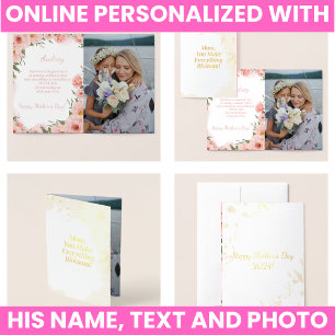 Elegant Floral Foil Card