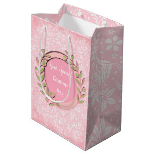 Elegant Floral Frame: for Every Occasion Medium Gift Bag