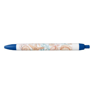 Elegant Floral Frame Pattern Ink Pen