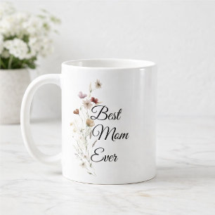 Elegant Floral Gift for Mother Coffee Mug