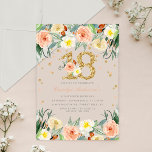 Elegant Floral Girls 18th Birthday Acrylic Invitations<br><div class="desc">Celebrate in style with these trendy 18th birthday invitations. The design is easy to personalise with your special event wording and your guests will be thrilled when they receive these fabulous invites.</div>