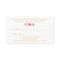 Elegant Floral Gold Beauty Salon Referral Card