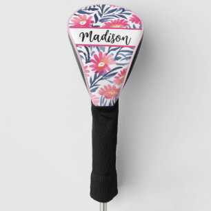 Elegant Floral Golf Head Cover: Protect Your Club Cover