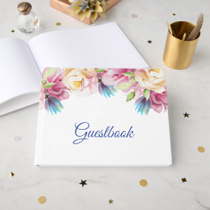 Elegant Floral Guest Book