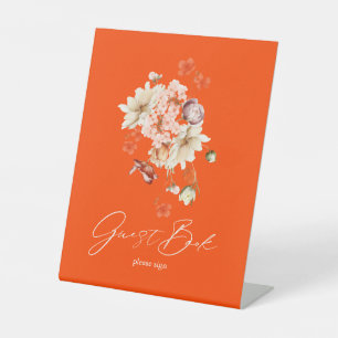 Elegant Floral Guest Book Sign