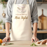 Elegant Floral Hair Stylist Apron<br><div class="desc">This elegant design features a soft vintage floral pattern paired with a refined ornamental frame, creating a timeless and feminine aesthetic. Delicate blush roses, subtle greenery, and classic botanical details give the design a romantic, boutique-inspired look that feels both professional and stylish. The soft neutral palette and elegant typography make...</div>
