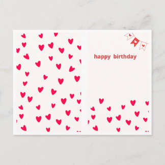 Elegant Floral Happy Birthday Greeting Card