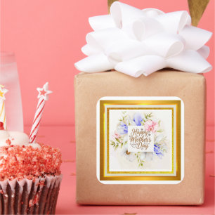Elegant Floral Happy Mother’s Day Sticker
