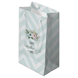 Elegant Floral Happy Mother's Day Gift Bag