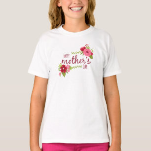 Elegant Floral Happy Mother's Day   Shirt