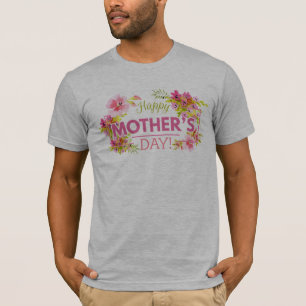 Elegant Floral Happy Mother's Day   Shirt