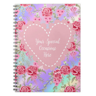 Elegant Floral Heart Frame: for Every Occasion Notebook