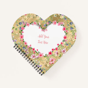Elegant Floral Heart Frame: for Every Occasion Notebook