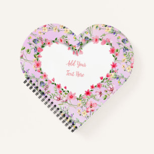 Elegant Floral Heart Frame: for Every Occasion Notebook