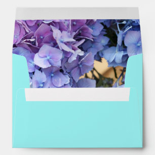 Elegant Floral Hydrangea Envelope