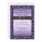 Elegant Floral Lace Invite [Purple]