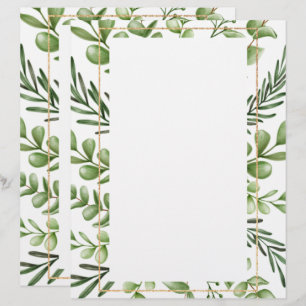 Elegant Floral Letterhead
