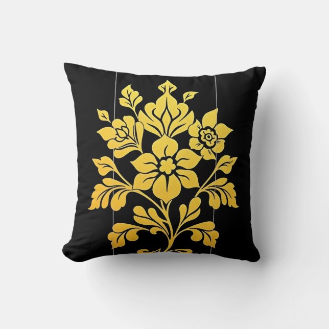 Elegant Floral Luxury Popular Collection Cushion (Front)