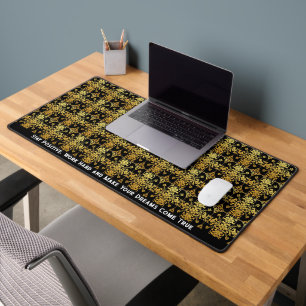 Elegant Floral Luxury Trendy Collection Desk Mat
