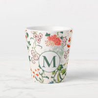 Elegant Floral Monogram