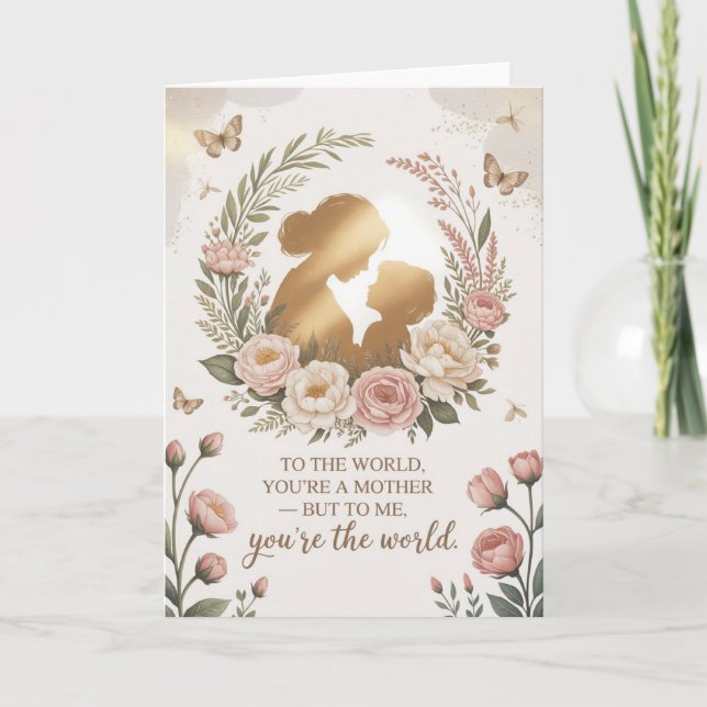Elegant Floral Mother’s Day Card (Front)