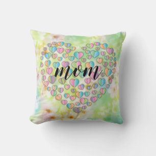 Elegant Floral Mother’s Day Pillow