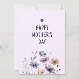 Elegant floral Mum Happy Mothers Day Card